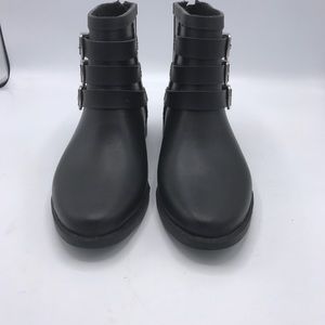 Loeffler Randall SZ 7 Fenton Silver Buckle Boots